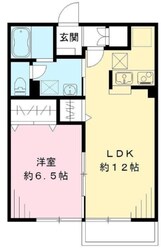 エルメゾン木下の物件間取画像